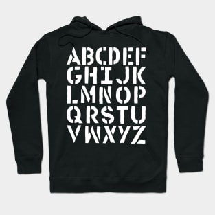 ABC alphabet Hoodie